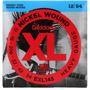 D'Addario EXL145 Nickel Wound Heavy Electric Strings (.012-.054)